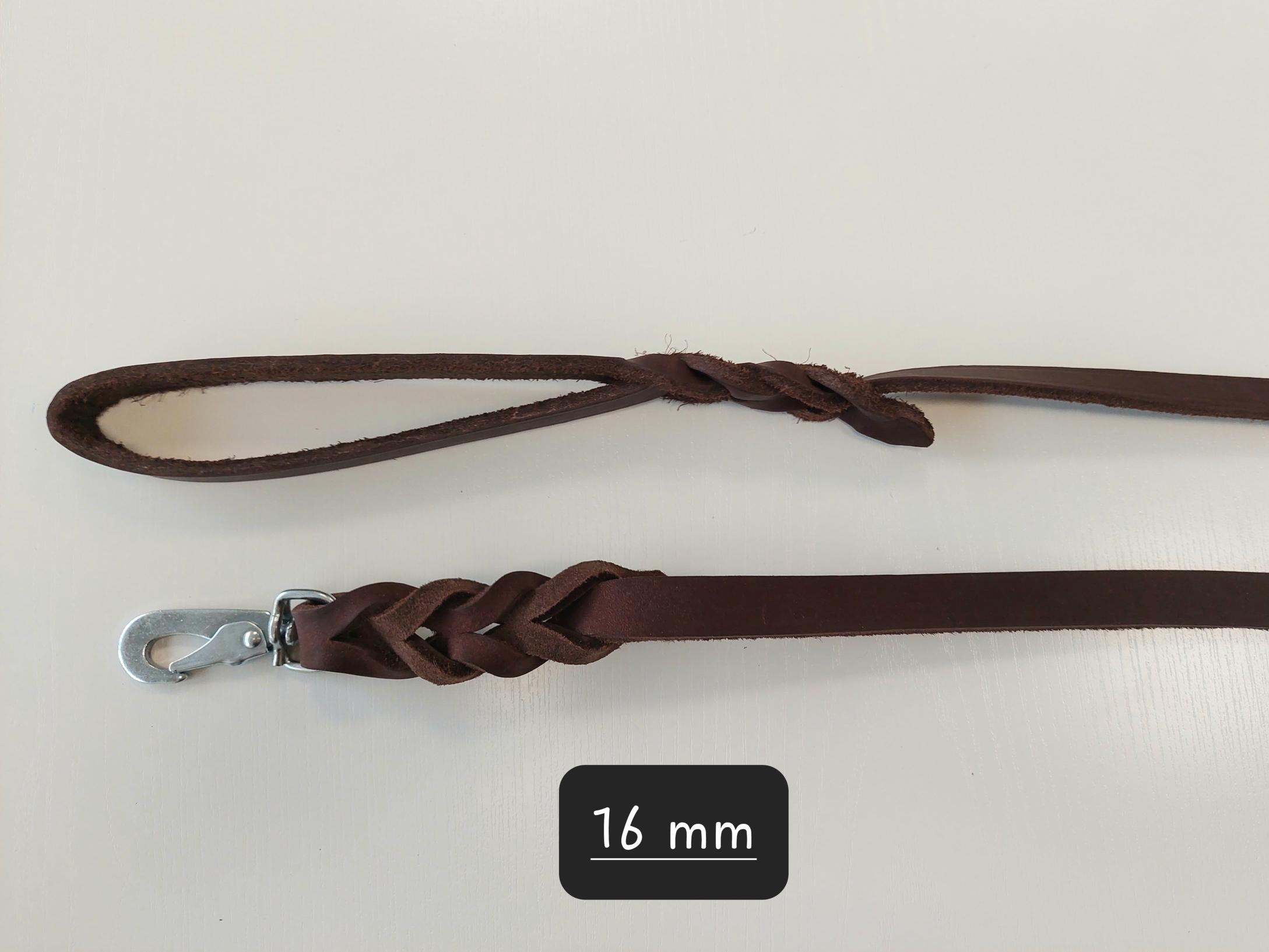 PetNation Brunt Läderkoppel 180cm BGBtyp (olika bredder) - 5