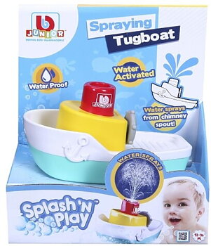 Amo Toys BB Junior Bogserbåt med Vattenspruta