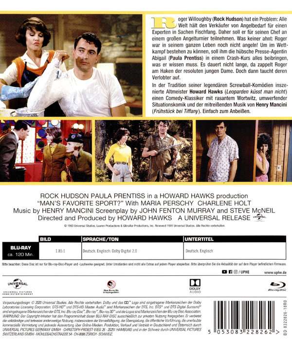 Man's Favorite Sport? (ej svensk text) (Blu-ray) - 2