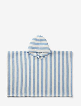 Paco Badponcho 1 år, Blå Radig - Liewood