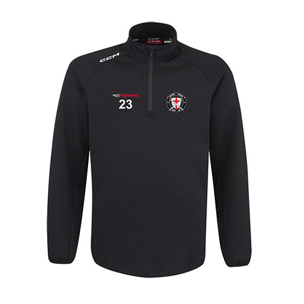 CCM Locker Room 1/4 Zip Top Carlshamn Crusaders