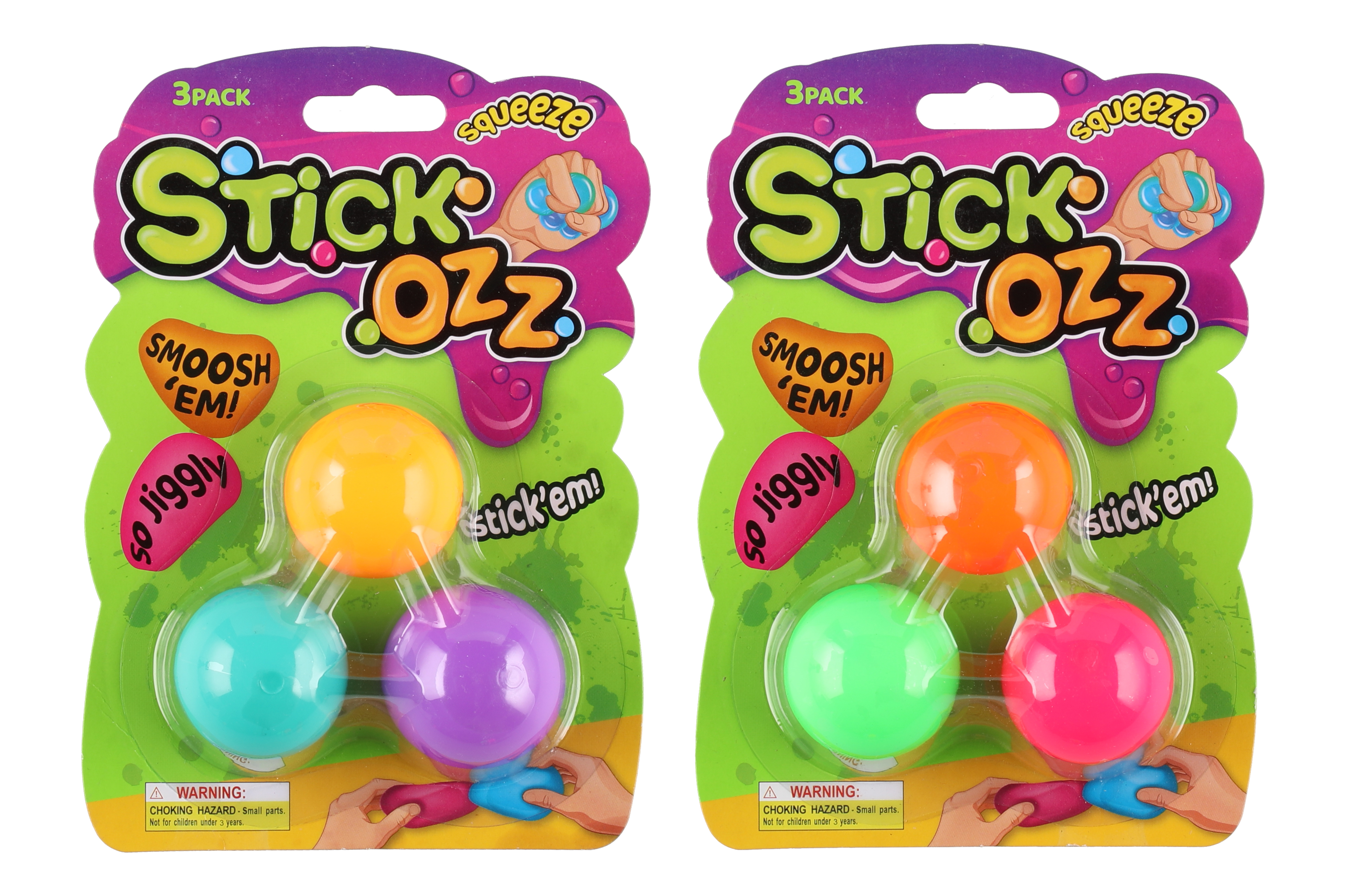Stick Ozz squeezy toy 3-pack - Robbis Hobby Shop