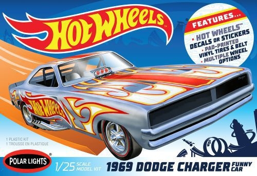 1/25 1969 DODGE CHARGER FUNNY CAR HOT WHEELS
