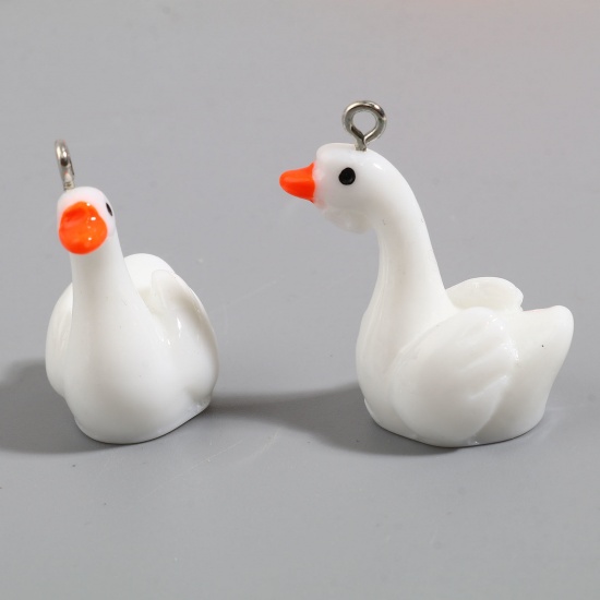 Berlock - Resin 3D   Svan Vit 