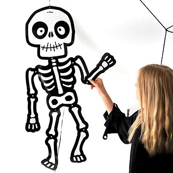 Stor sprattelgubbe - DIY - Skelett