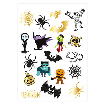 Tatueringar - 19 olika motiv - Halloween