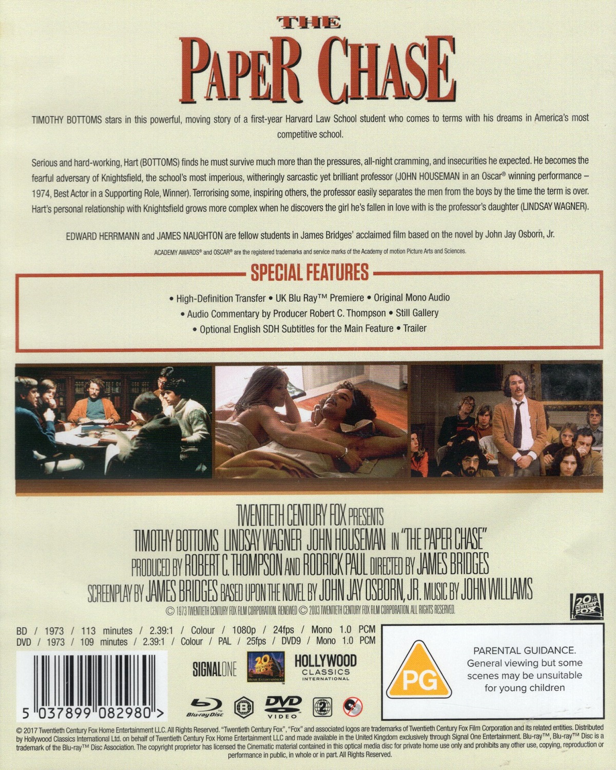 The Paper Chase (ej svensk text) (Blu-ray + DVD) - 2