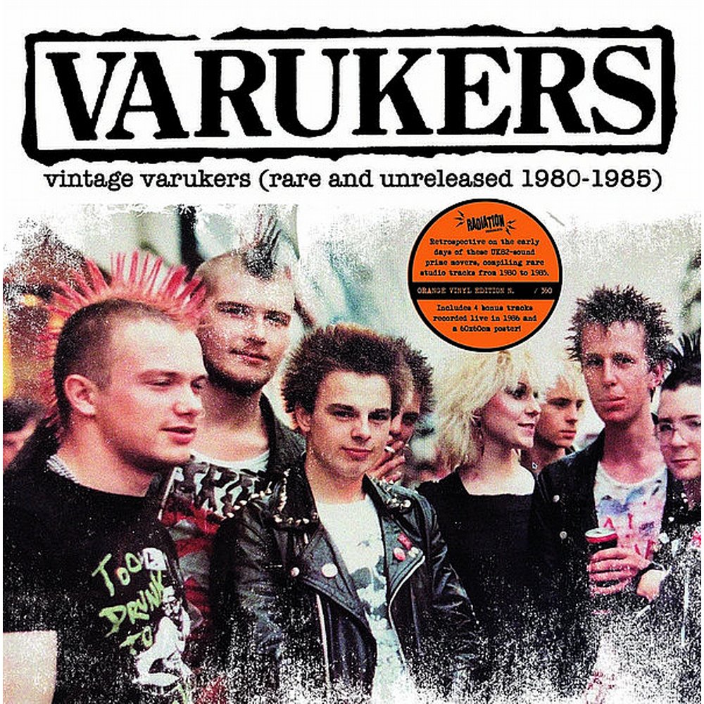 The Varukers - Vintage Varukers (rare and unreleased 1980-1985) - LP (vitt omslag)