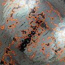 Isak Isaksson (2020) Unique Vase with Silver/Orange Crystalline Glaze 14 cm