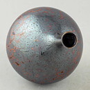Isak Isaksson (2020) Unique Vase with Silver/Orange Crystalline Glaze 14 cm