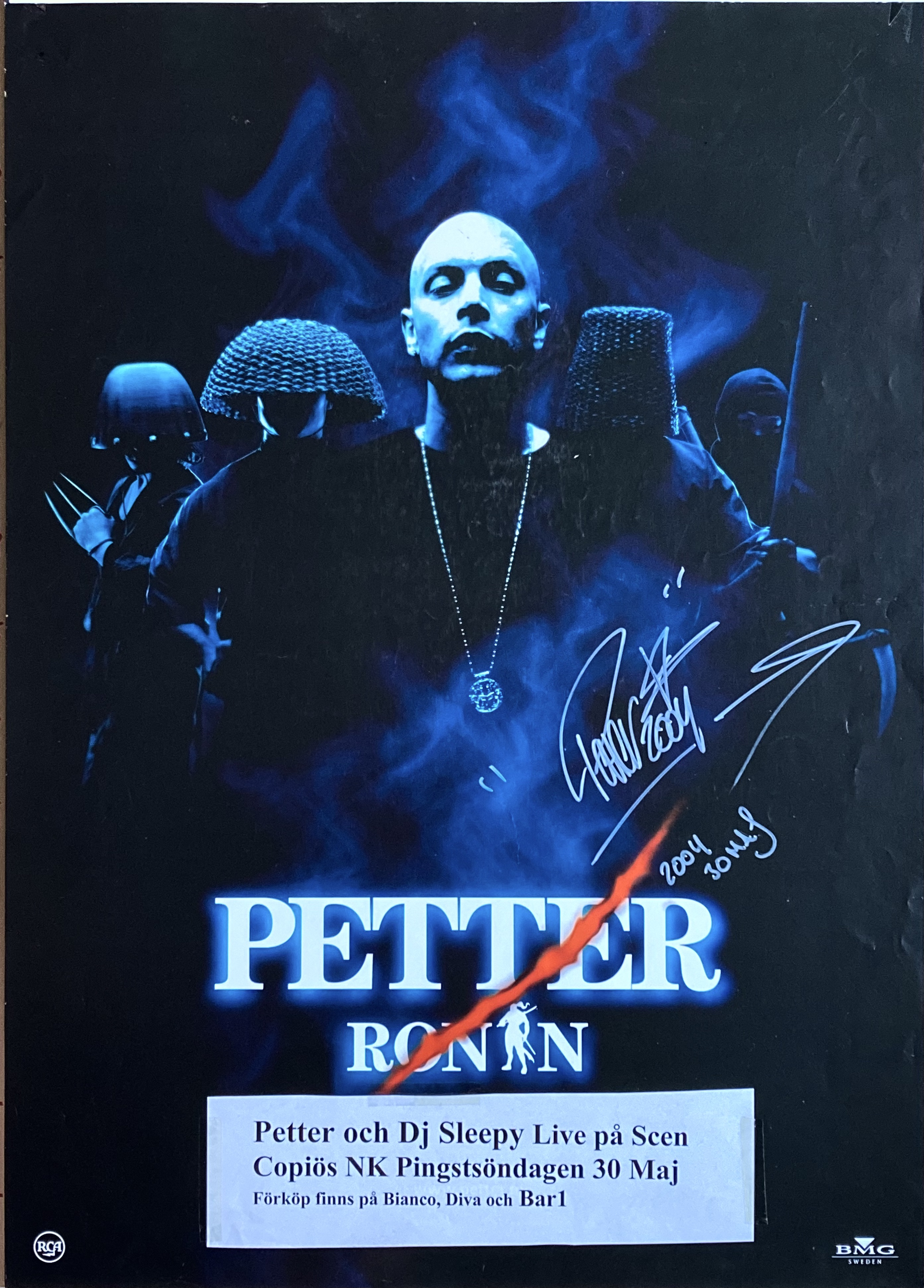 PETTER - Copiös NK 30 Maj Konsertaffisch (2004) - SIGNERAD!