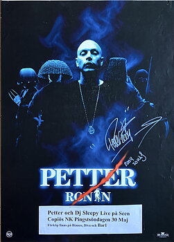 PETTER - Copiös NK 30 Maj Konsertaffisch (2004) - SIGNERAD!