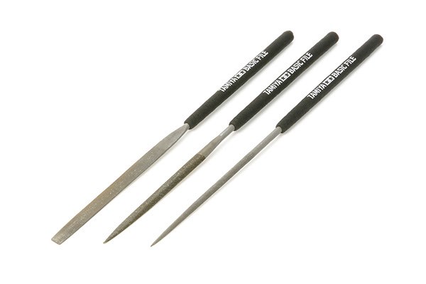 Tamiya Basic file Set Smooth Double Cut 3kpl
