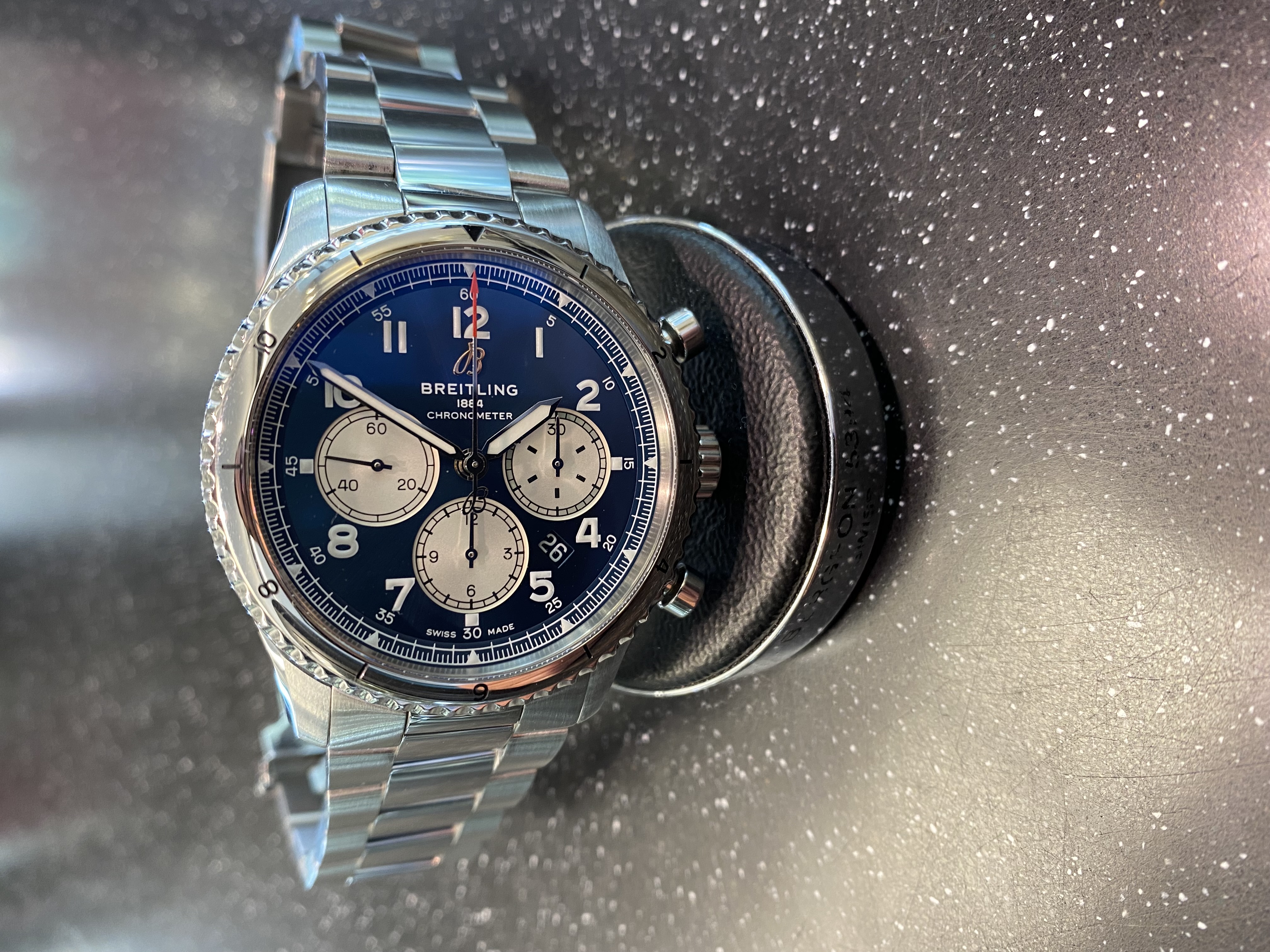 SÅLD 16 januari för 39.900:- Breitling Aviator 8 B01 43 Chronograph