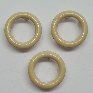 Brun Cappuccino Ring tryckknapp