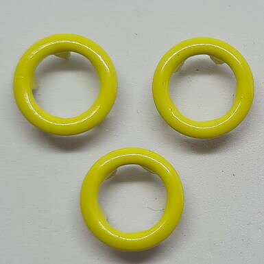 Gul Citron Ring tryckknapp