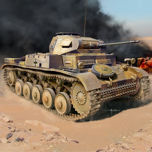 1/35 German Panzer II Ausf.F "North Africa"