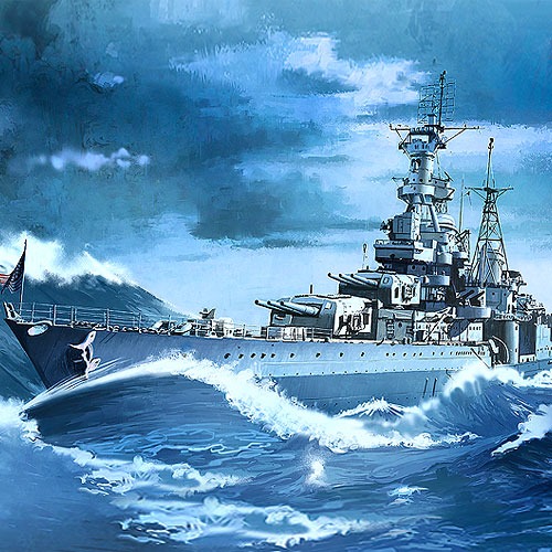 1/350 USS CA-35 INDIANAPOLIS - 2