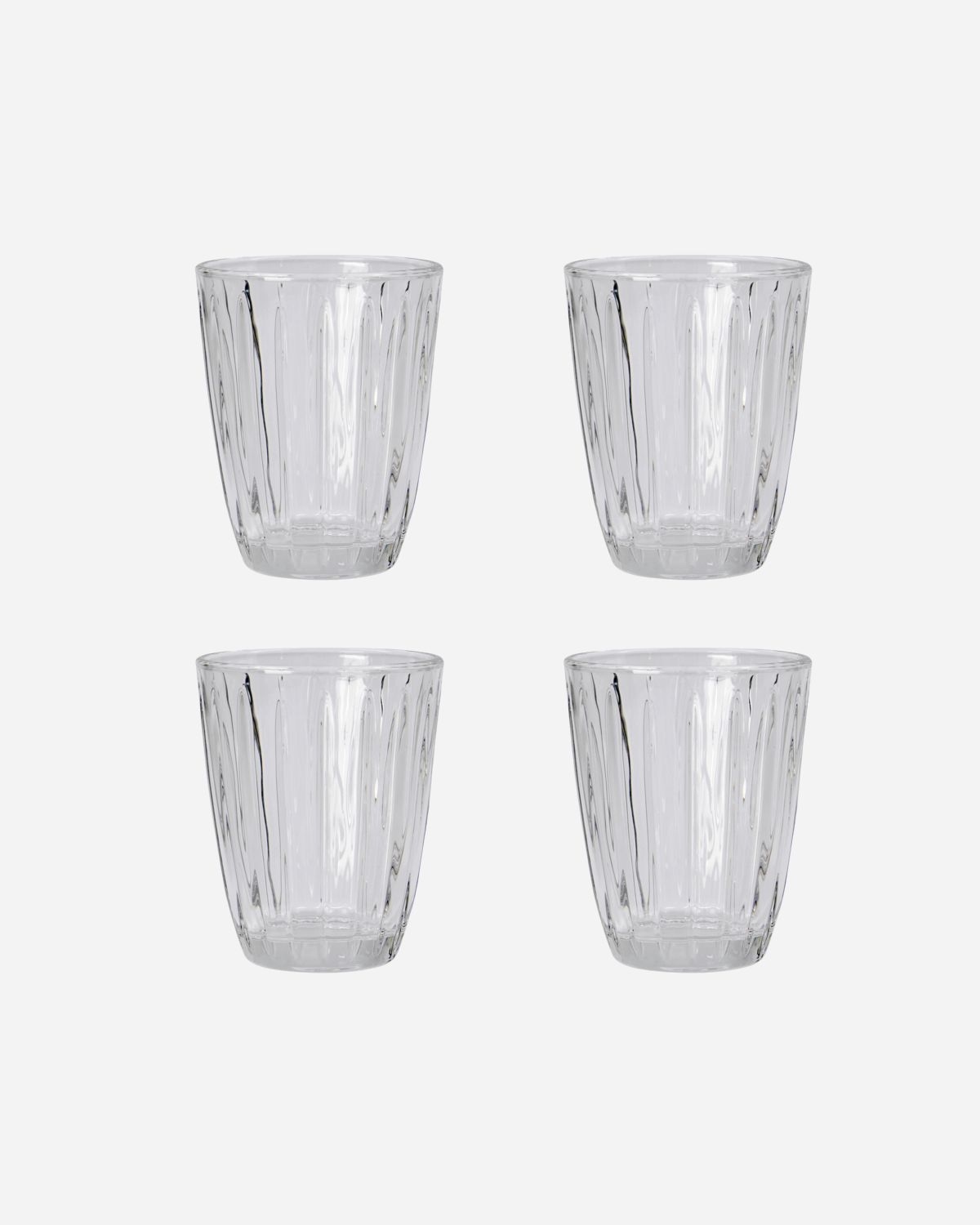 NICOLAS VAHÉ Vattenglas, Groove, Klar 4-pack