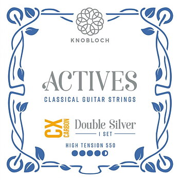 Knobloch Strings 550ADC CX Carbon Actives Double Silver (High Tension Plus)