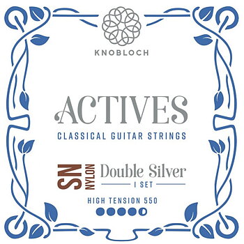 Knobloch Strings 550ADN SN Nylon Actives Double Silver (High Tension Plus)