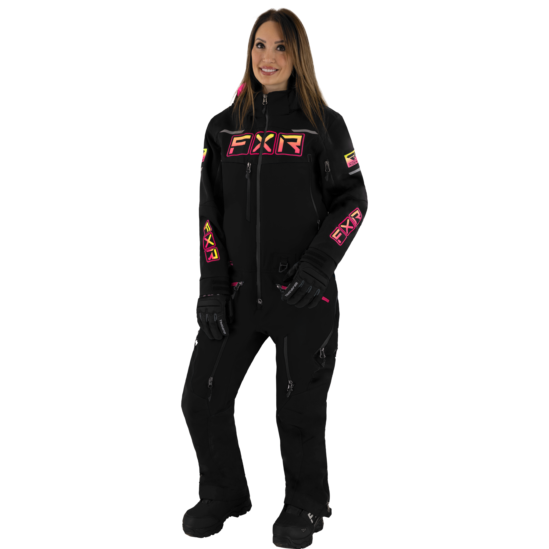 W Maverick Lite Monosuit Black/Neon Fusion