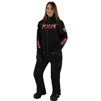 W Maverick Lite Monosuit Black/Neon Fusion