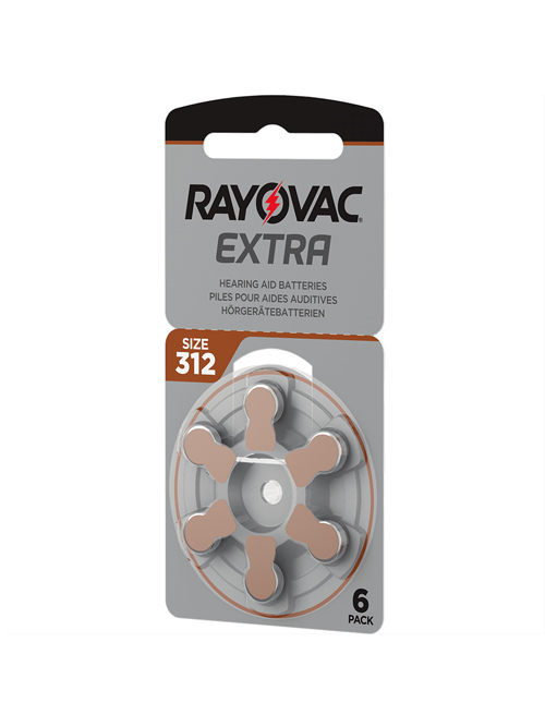 Hearing aid batteries Rayovac Extra 312 / A312