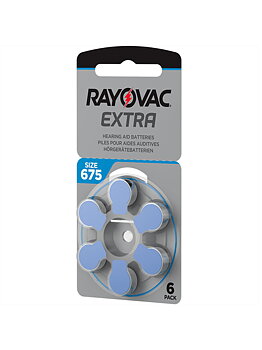 Hörapparatsbatterier Rayovac Extra 675 / A675