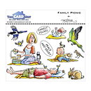 The Card Hut Clear Stamps - Family Picnic