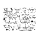 The Card Hut Clear Stamps - Bath Time