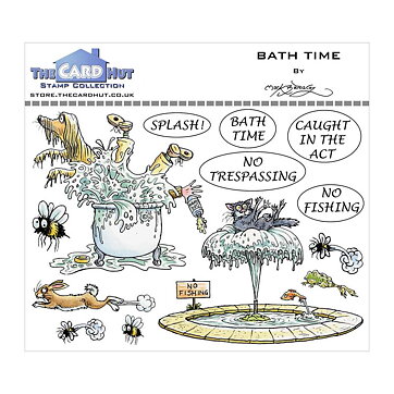The Card Hut Clear Stamps - Bath Time