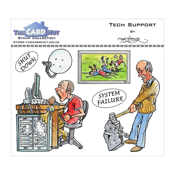 The Card Hut Clear Stamps - Tech Support