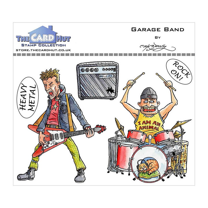The Card Hut Clear Stamps - Garage Band