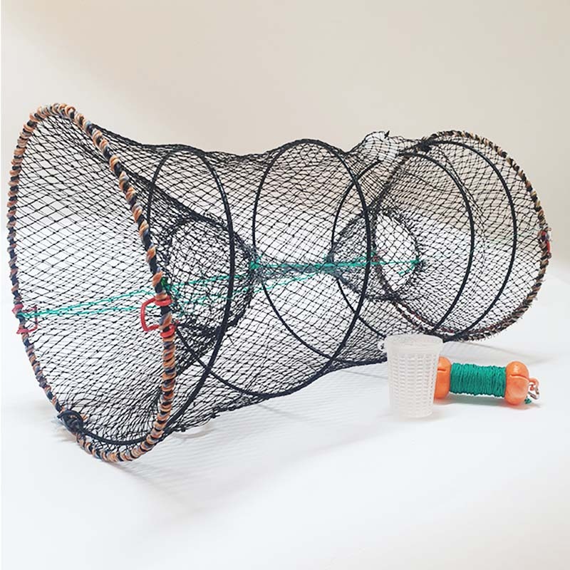 Komplett kräftfiskepaket från goldfish med bur lina och flöte/markör