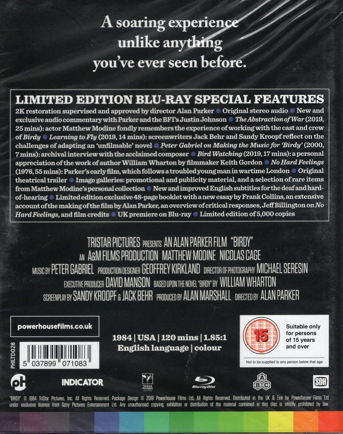 Birdy (Limited Edition) (ej svensk text) (Blu-ray) - 2