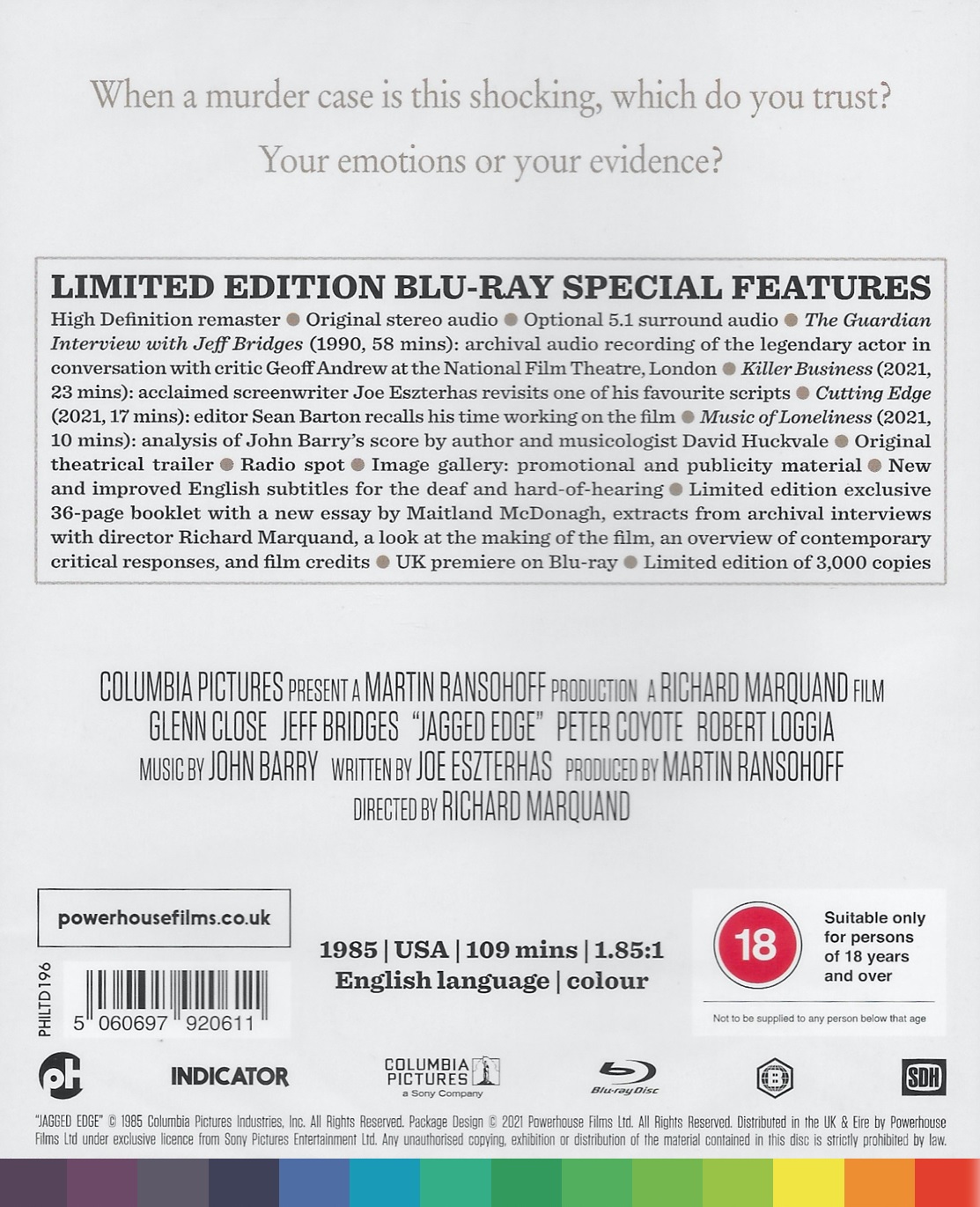 Jagged Edge (Limited Edition) (ej svensk text) (Blu-ray) - 2