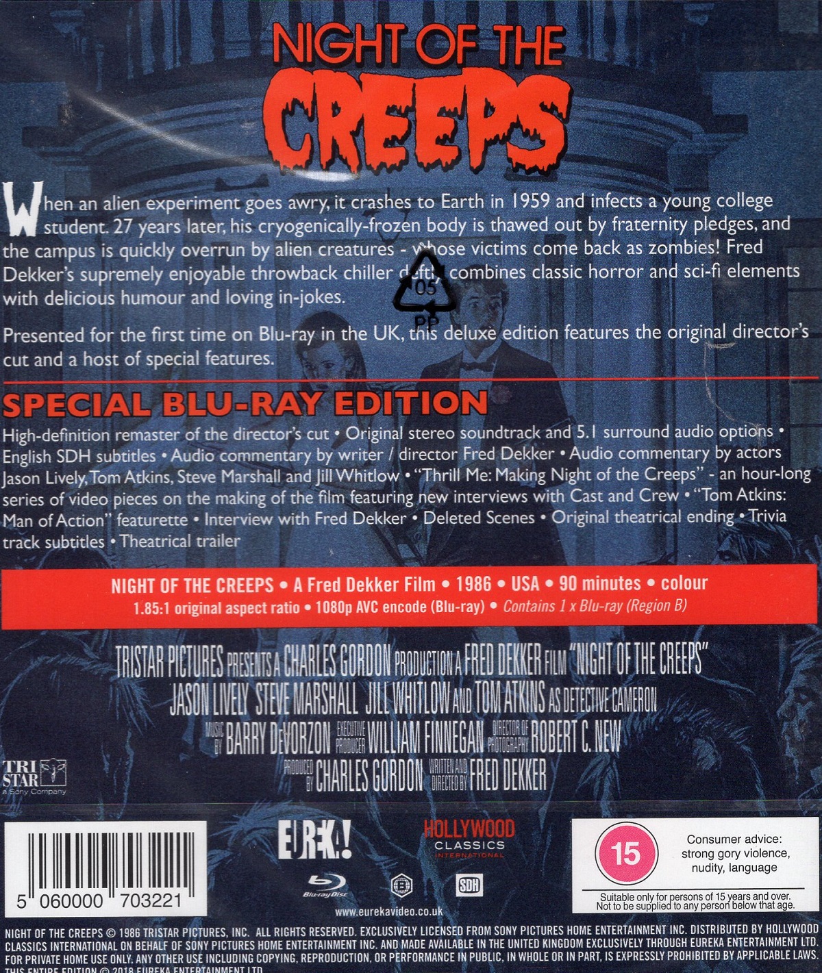 Night of the Creeps (ej svensk text) (Blu-ray) - 2
