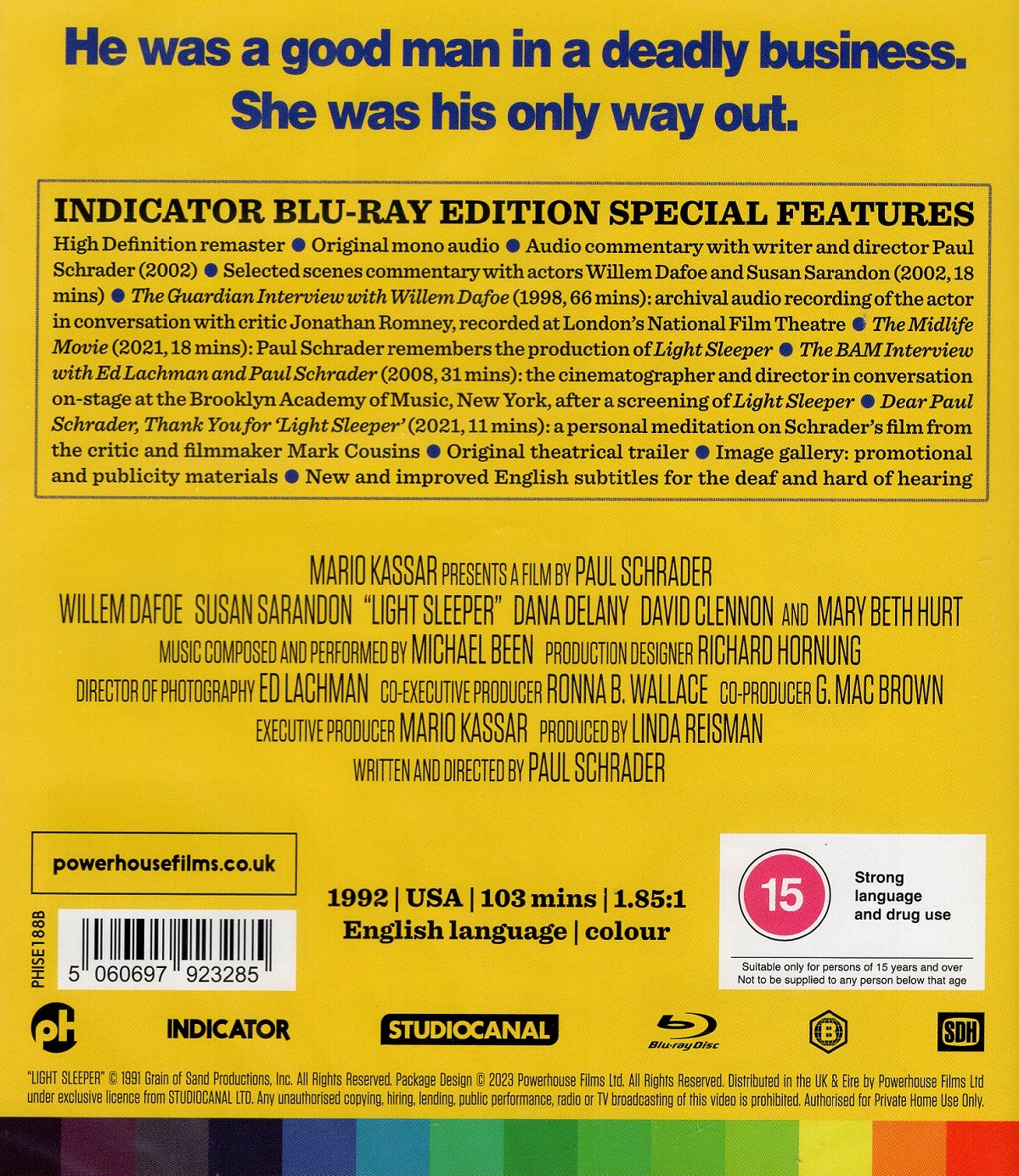 Light Sleeper (ej svensk text) (Blu-ray) - 2