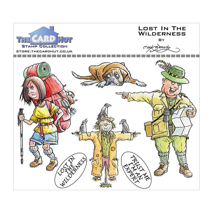 The Card Hut Clear Stamps - Lost in the Wilderness