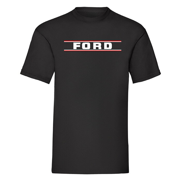 T-Shirt Ford "Klassisk logo" Svart