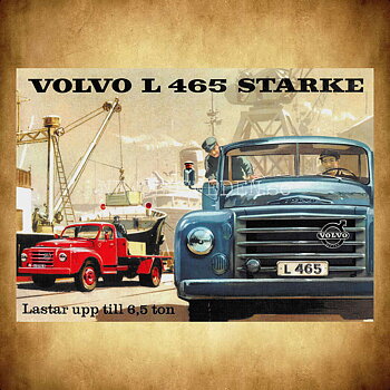 Volvo L 465 STARKE - Vykort A5