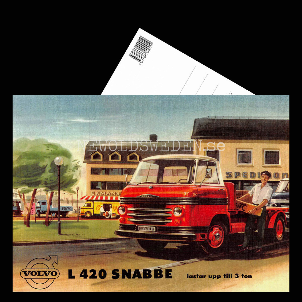 Volvo L 420 SNABBE - Vykort A5 - 3