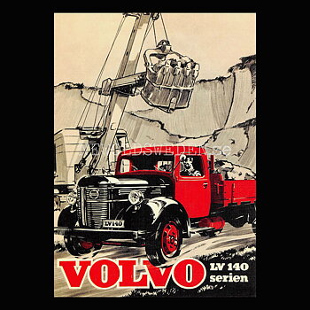 Volvo LV 140 serien - Vykort A5
