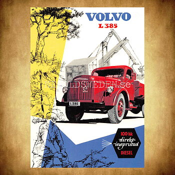 Volvo L 385 - Vykort A5