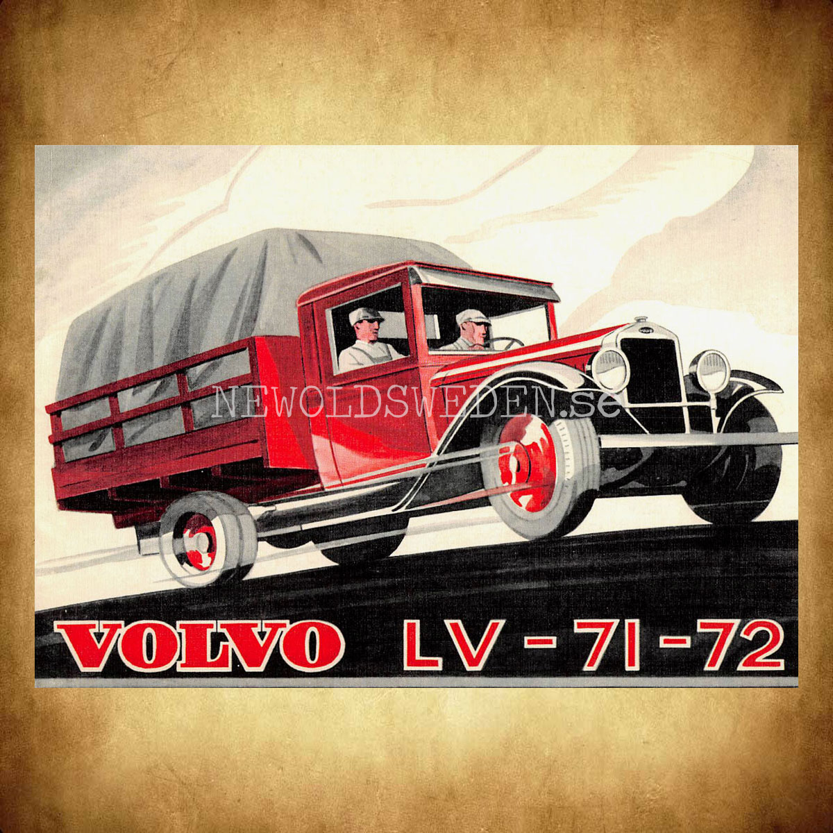 Volvo LV 71 - LV 72 - Vykort A5 - 2