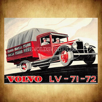 Volvo LV 71 - LV 72 - Vykort A5