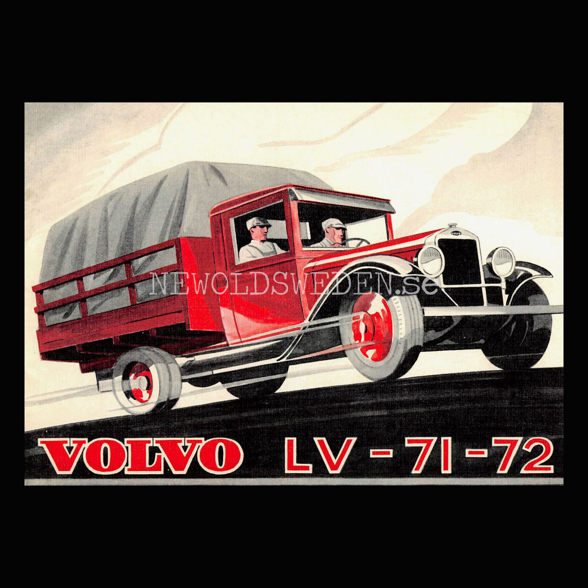 Volvo LV 71 - LV 72 - Vykort A5
