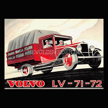 Volvo LV 71 - LV 72 - Vykort A5