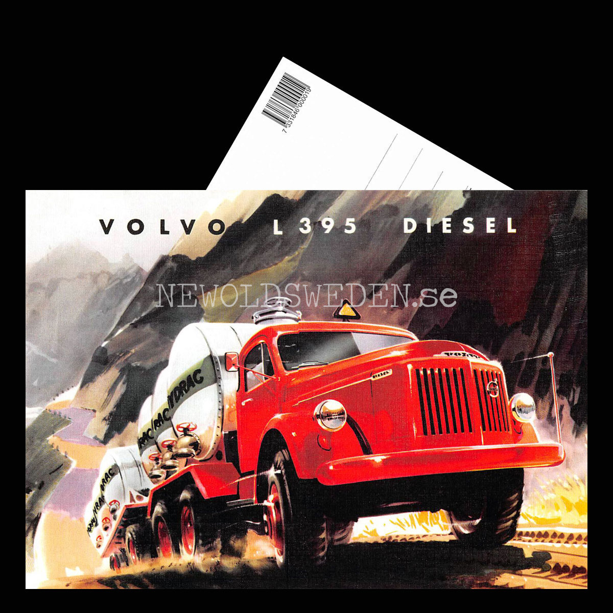 Volvo L 395 DIESEL - Vykort A5 - 3